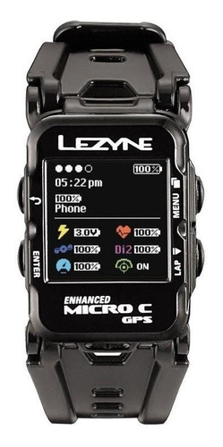 Reloj Gps Lezyne Micro C Watch Color Black