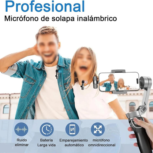 Micrófono Inalámbrico Micrófono Solapa Inalámbrico Lavalier