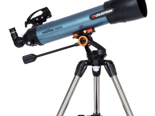 Telescopio Celestron Inspire 100az Refractor Adaptador Para