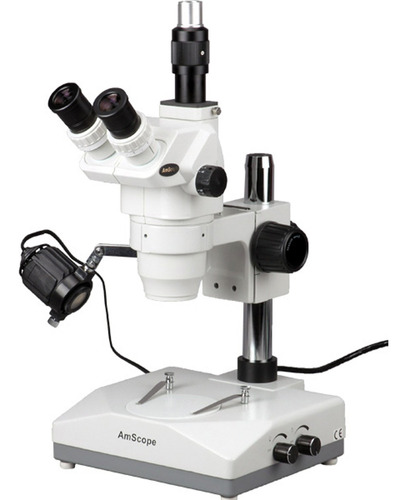 Amscope Zm-2tz Professional Trinocular Zoom Microscopio Est.