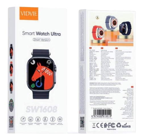 Reloj Smartwatch Ultra Vidvie Sw1608 Reloj Inteligente