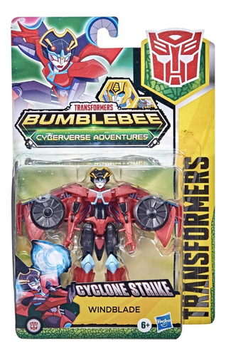 Transformers Windblade Cyberverse Adventures Hasbro +6 Años