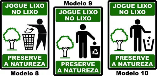 Não jogue lixo no chão – Preserve