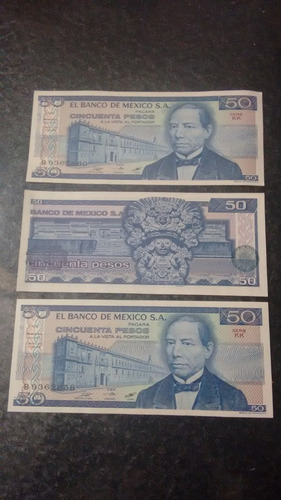 Billete De 50 Pesos De 1981