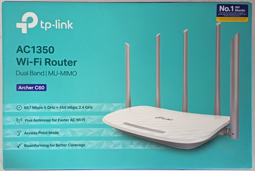 Router Wifi Tp-link Ac1350 Archer C60 V3 Blanco