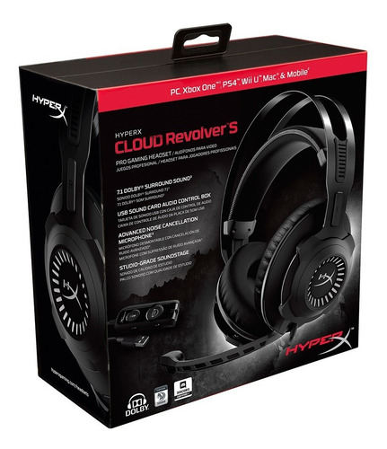 Imagen 7 de 7 de Auriculares Headset Gamer Hyperx Cloud Revolver 7.1+ Usb Web