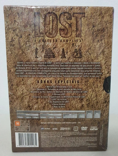 Box Dvd Lost - Coleção Completa - 38 Discos - 6 Temporadas (Usado)