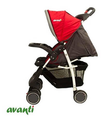 Cochecito Cuna Bebé Travel System Avanti Con Huevito Color Rojo