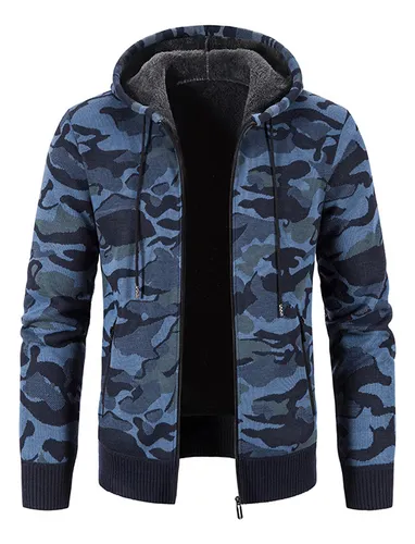 Chamarra camuflaje azul hotsell