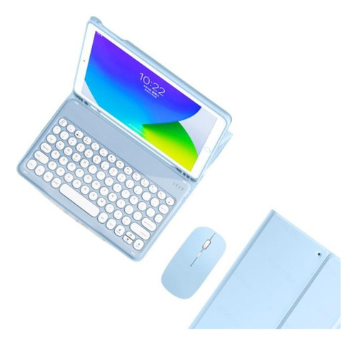 Funda+teclado Retro+mouse Para iPad Air 4 10.9 Pulgada 2020