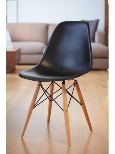Imagen 6 de 8 de Silla Eames Negra
