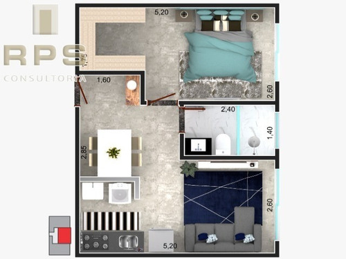 Imagem 14 de 14 de Apartamentos Para Venda Em Atibaia Nova Atibaia- Em Atibaia. - Ap00268 - 68703931