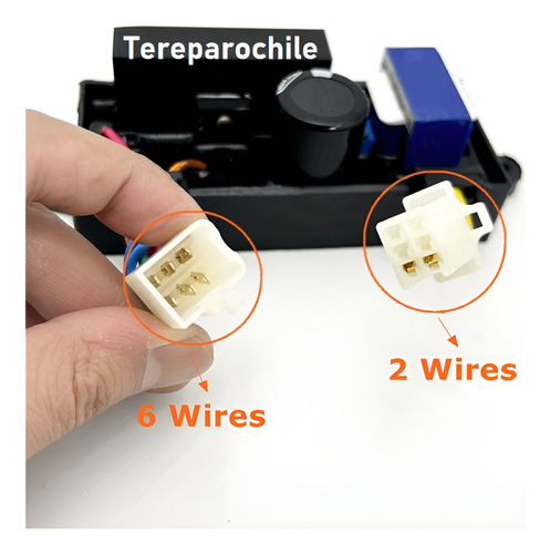 Regulador De Voltaje Avr Avr5-1w10c Gtdk - 8 Cables