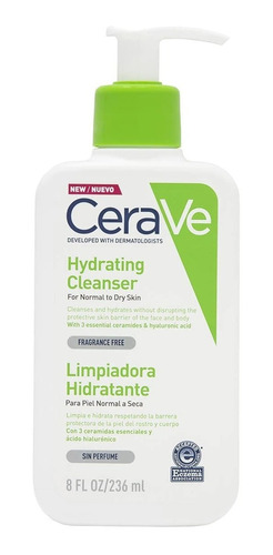 Cerave Limpiadora Hidratante 8oz / 236ml