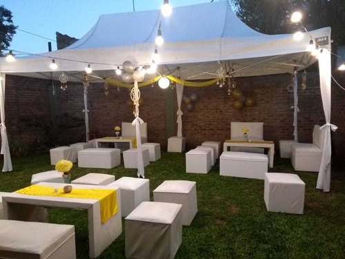 Alquiler De Puffs, Gazebos, Vajilla, Estufas. Zona Oeste