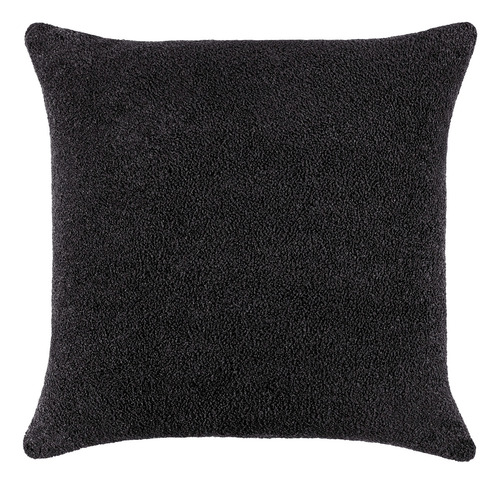 Funda De Almohada Europea Xl Black Negra Vianney 70x70 Cm