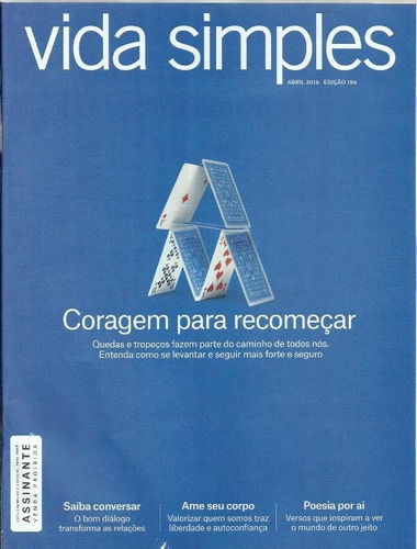 1081 Rvt- Revista 2018- Vida Simples- Nº. 194- Abr- Coragem 