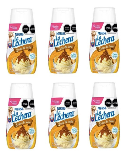 La Lechera Dulce De Leche Sirve Fácil 325gr - 6 Pzs