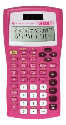Texas Instruments Ti-30x Iis Calculadora Científica De 2 L. Color Magenta