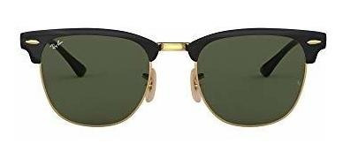 Ray-ban Rb3716 Clubmaster Metal Square Gafas De Sol, Qyyqs