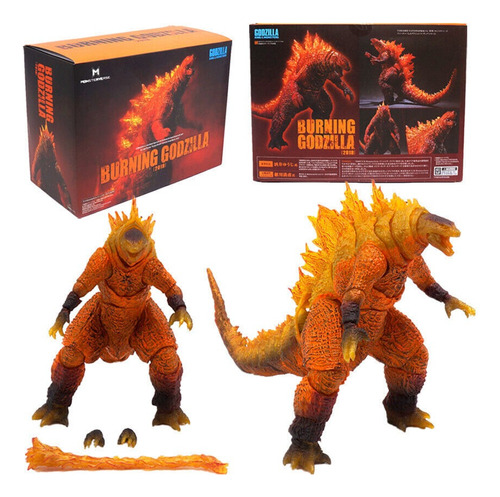 Shm Burning Godzilla 2019 King Of The Monsters Acción Figura