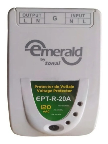 Protector Voltaje Emerald Aire Y Refrigeracion 120v Ept-r20a