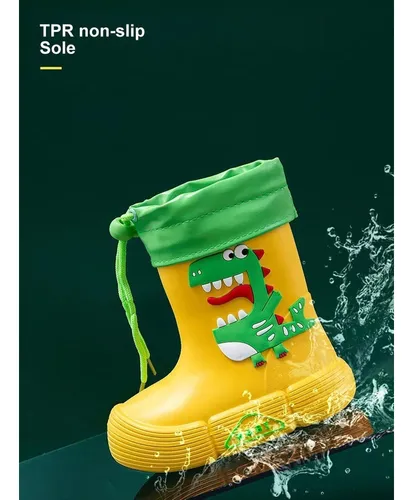 Nuevo Modelo De Bota De Lluvia Infantil Con Diseños De