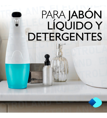 Imagen 4 de 10 de Dispenser Jabon Liquido Detergente Automatico 400ml Jabonera
