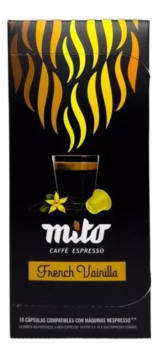 Nuevas! 10 Capsulas Cafe Vainilla Mito Nespresso -tu Pixie