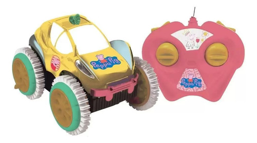 Veiculo Vira E Gira Peppa Pig Controle Remoto Candide 1551