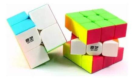 Pack 2 Cubos Tipo De Qiyi 2x2, 3x3