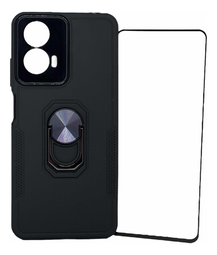 Funda Para Moto G24 + Mica Protector Reforzado Rudo Motorola