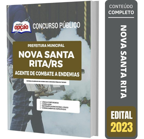 Apostila Nova Santa Rita Rs - Agente De Combate A Endemias