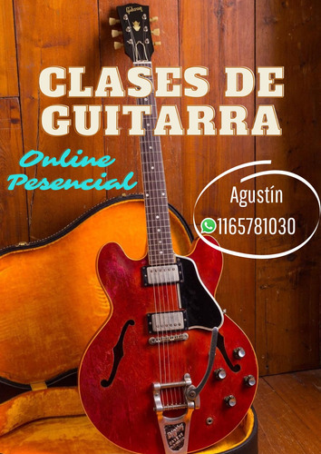 Imagen 1 de 2 de Clases De Guitarra Online Y Presencial (martinez)