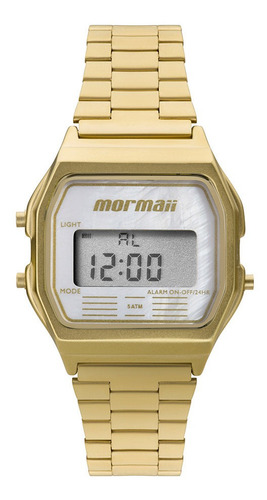 Relógio Mormaii Feminino Dourado Digital Garantia Original
