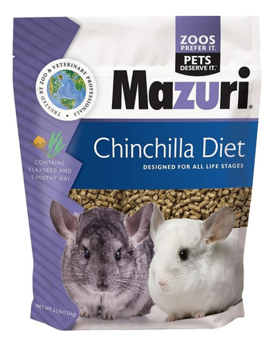 Mazuri Chinchilla 1,13 Kg  - Envíos A Todo Chile