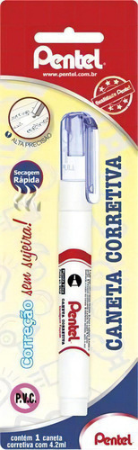 Caneta Corretiva Pentel