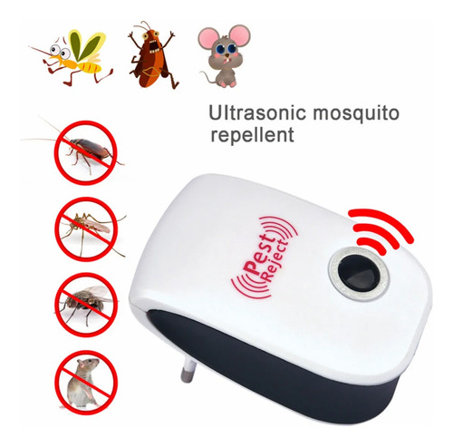 Repelente Electrónico Que Elimina Ratas Y Mosquitos, 6 Unida