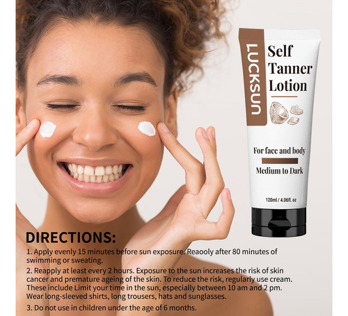 Loción Autobronceadora Spf 30+ Protección Bronceadora Hidrat