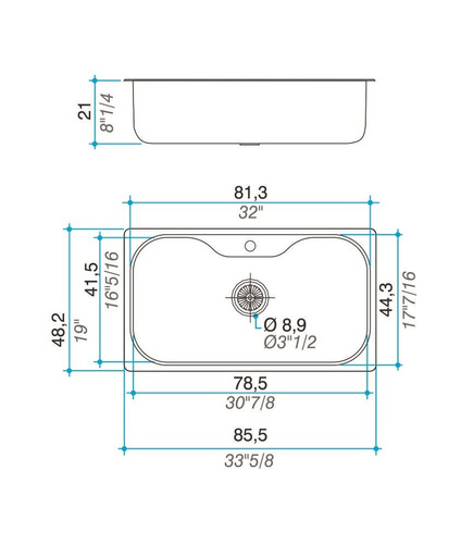 Imagen 4 de 4 de Bacha Johnson Luxor Si85 Inox + Griferia Peirano Cuina Cheff