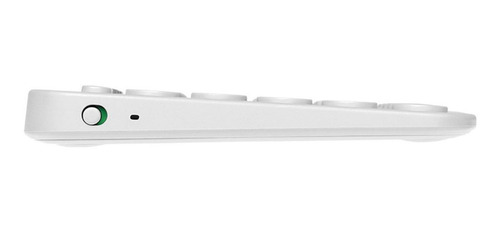 Imagen 3 de 4 de Teclado bluetooth Logitech K380 QWERTY inglés US color blanco