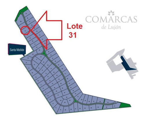 Lote Chacra 31 En Venta. Barrio Cerrado Santa Matilde, Comarcas De Luján. Club De Campo. Zona Oeste.