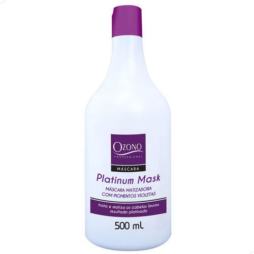 Máscara Matizadora Desamarelador Violeta Loiros Platin 500g