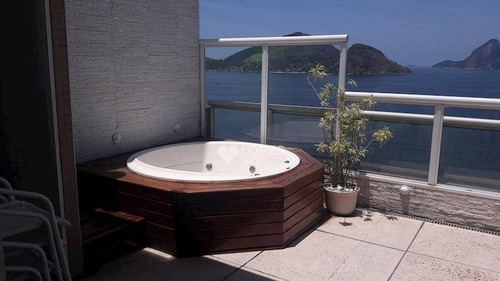 Imagem 15 de 21 de Cobertura À Venda, 250 M² Por R$ 4.300.000,00 - Icaraí - Niterói/rj - Co2276