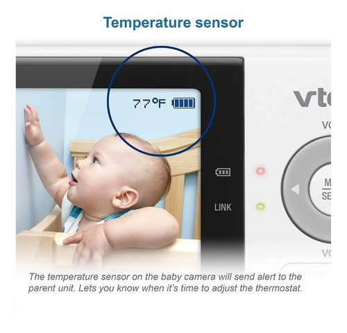 Vtech Vm3254 Monitor De Video Pantalla Lcd 2,8 Para Bebe
