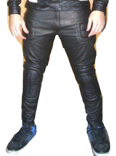 Pantalon Moto Cuero Genuino De Fabrica Cuerosol