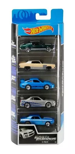 Pack 5 carrinhos Hot Wheels VELOZES E FURIOSOS 2021