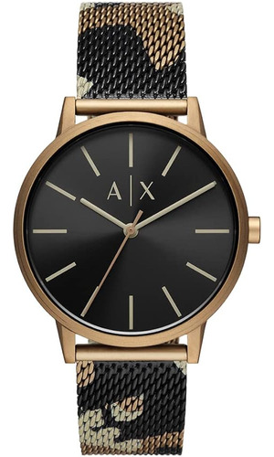 A|x Armani Exchange Reloj De Malla De Acero Inoxidable Con P