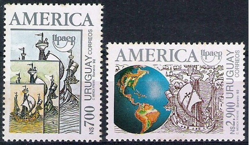 Tema América Upaep - Descubrimiento - Uruguay - Serie Mint