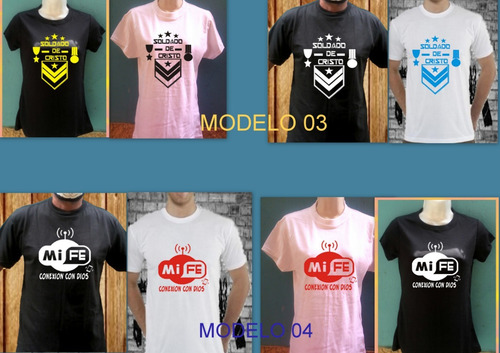 Franelas Estampadas Cristianas